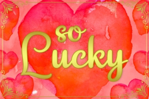 So Lucky Font Download