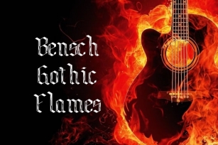 Bensch Gothic Flames Font Download