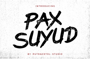 Pax Suyud Font Download