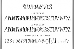 Silverwaves Font Download
