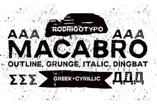 Macabro Font Download