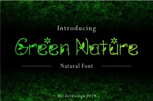 Green Nature Font Download