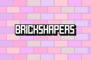 Brickshapers Font Download