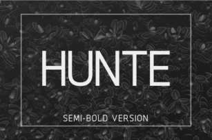 Hunte Semi-Bold Font Download