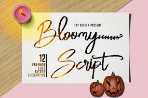 Bloomy Script Font Download