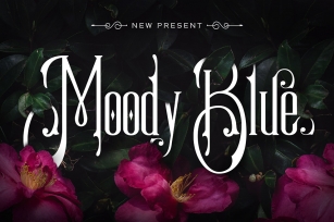 Moody Blue Font Download
