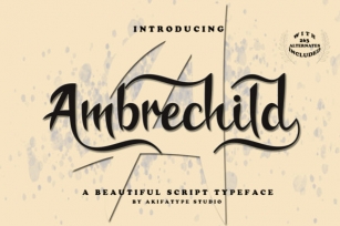 Ambrechild Script Font Download