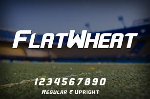 Flatwheat Font Download