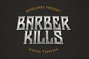 Barberkills Font Download