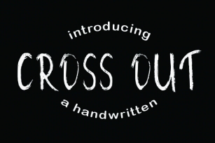 Cross Out Font Download