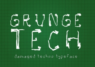 Grunge Tech Font Download