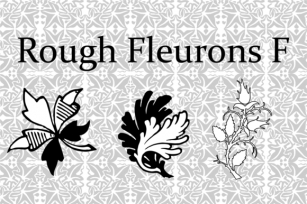 Rough Fleurons F Font Download