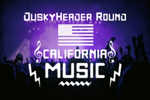 DuskyHeader Round Font Download