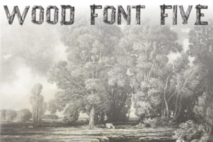 Wood Font Five Font Download