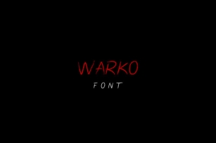 Warko Font Download