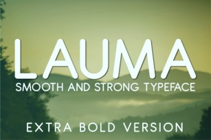Lauma Extra Bold Font Download