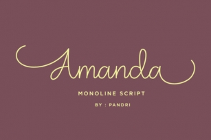 Amanda Font Download