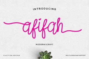 Afifah Script Font Download