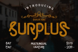 Surplus Font Download