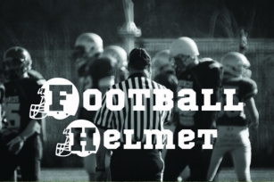 Football Helmet Font Download