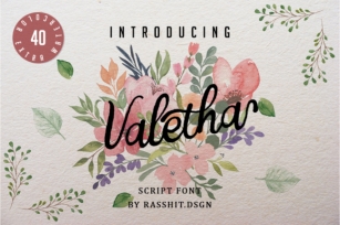 Valetha Font Download