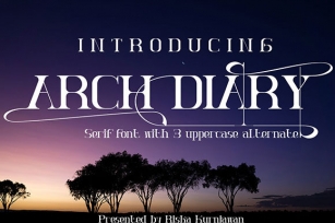 Arch Diary Font Download