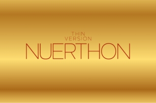 Nuerthon Thin Font Download