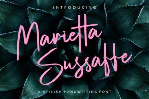 Marietta Sussaffe Font Download