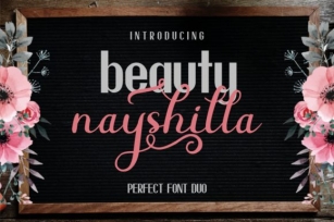 Beauty Nayshilla Duo Font Download