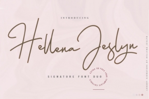 Hellena Jeslyn Duo Font Download
