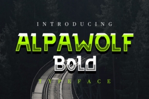 Alpawolf Bold Font Download