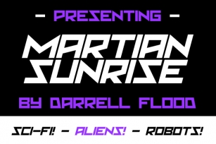 Martian Sunrise Font Download