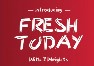 Fresh Today Font Download