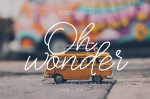 Oh Wonder Font Download