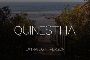 Quinestha Extra Light Font Download