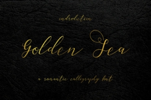 Golden Sea Font Download