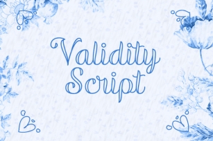Validity Font Download