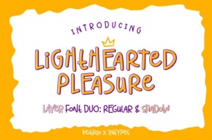 Lighthearted Pleasure Font Download