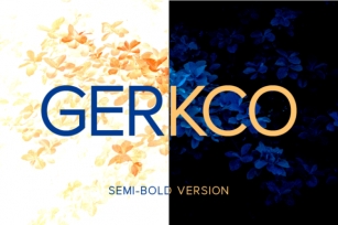 Gerkco Semi-Bold Font Download