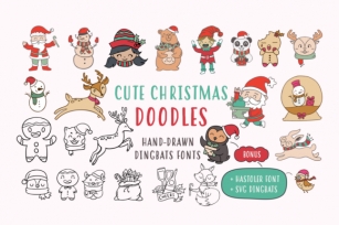 Cute Christmas Doodles Font Download