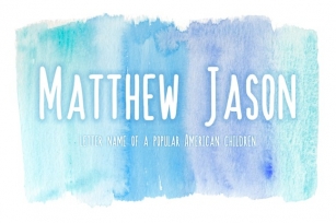 Matthew Jason Font Download