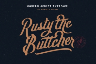Rusty the Buttcher Font Download