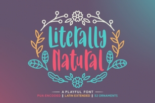 Literally Natural Font Download