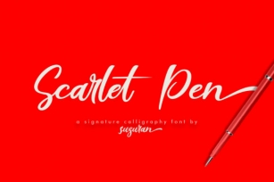 Scarlet Pen Font Download