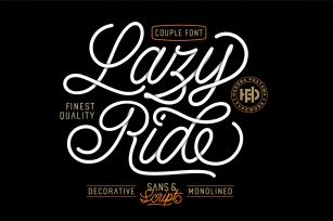 Lazy Ride Font Download