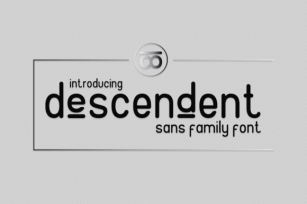 Descendent Font Download