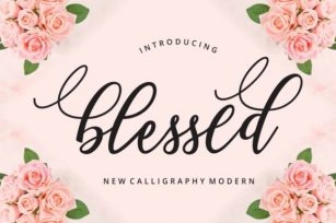 Blessed  Font Download