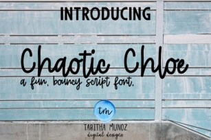 Chaotic Chloe Font Download