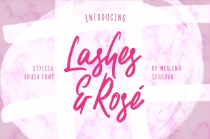 #Lashes & Rosé Font Download