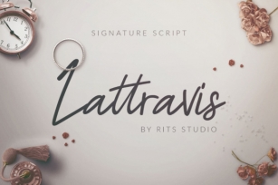 Lattravis Script Font Download